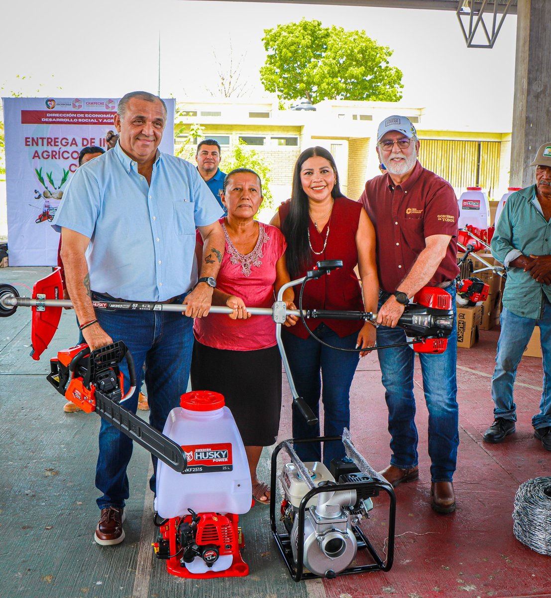 ENTREGA DE EQUIPOS A BAJO COSTO A PRODUCTORES DE ESCÁRCEGA Y CALAKMUL
