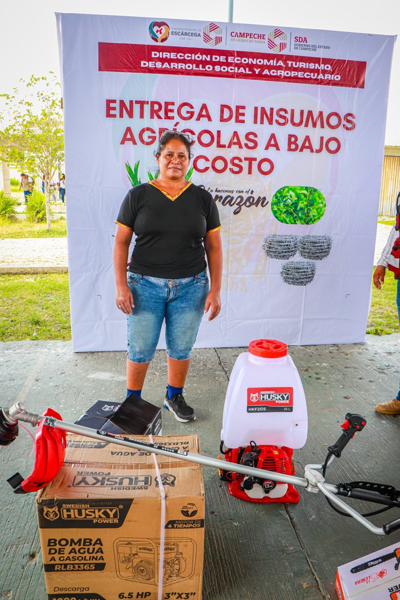 ENTREGA DE EQUIPOS A BAJO COSTO A PRODUCTORES DE ESCÁRCEGA Y CALAKMUL