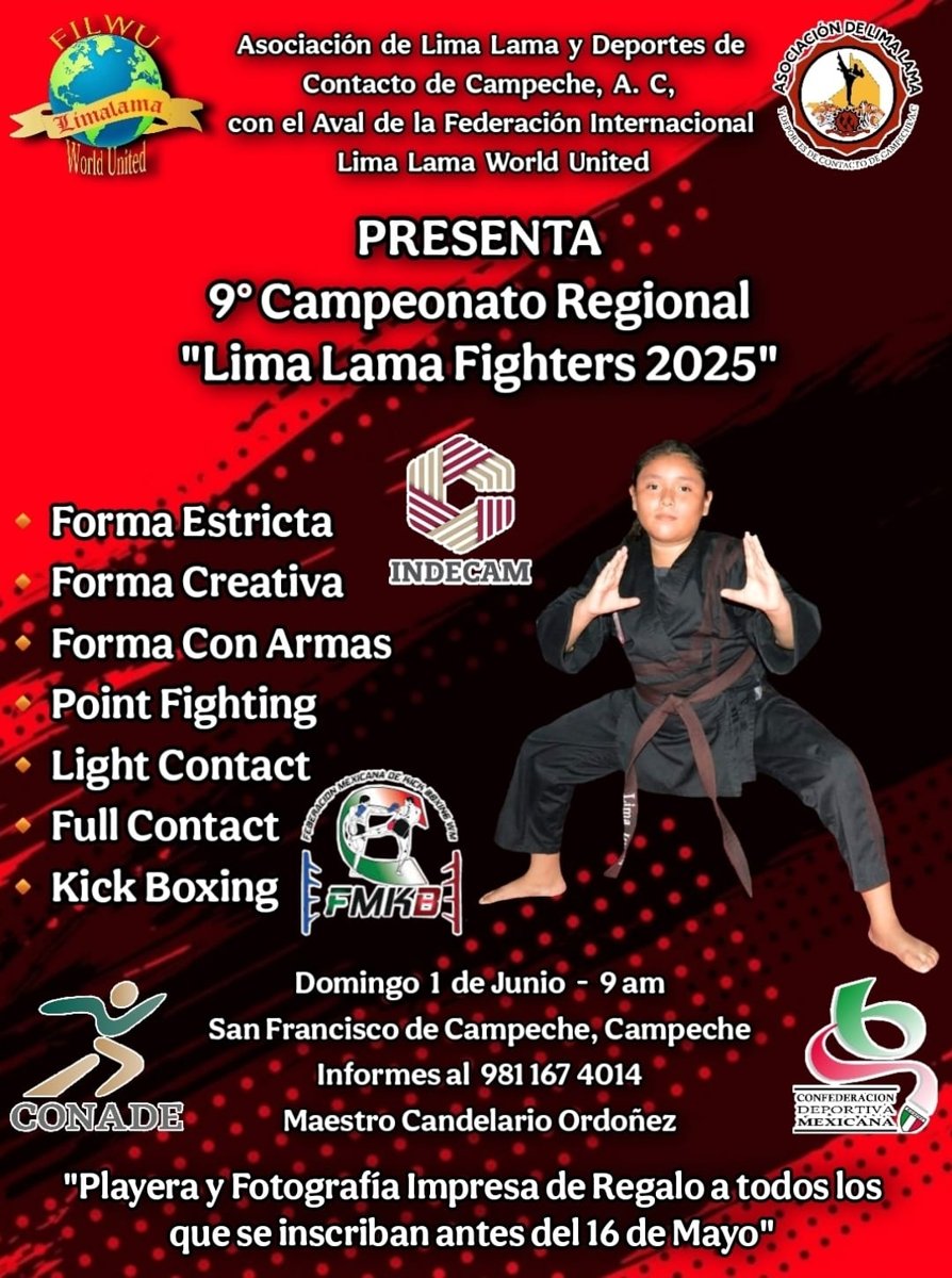 TODO LISTO PARA EL 9° CAMPEONATO REGIONAL "LIMA LAMA FIGHTERS 2025