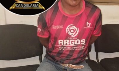 SPSC ASEGURA A SUJETO POR PRESUNTA VIOLENCIA FAMILIAR EN CANDELARIA