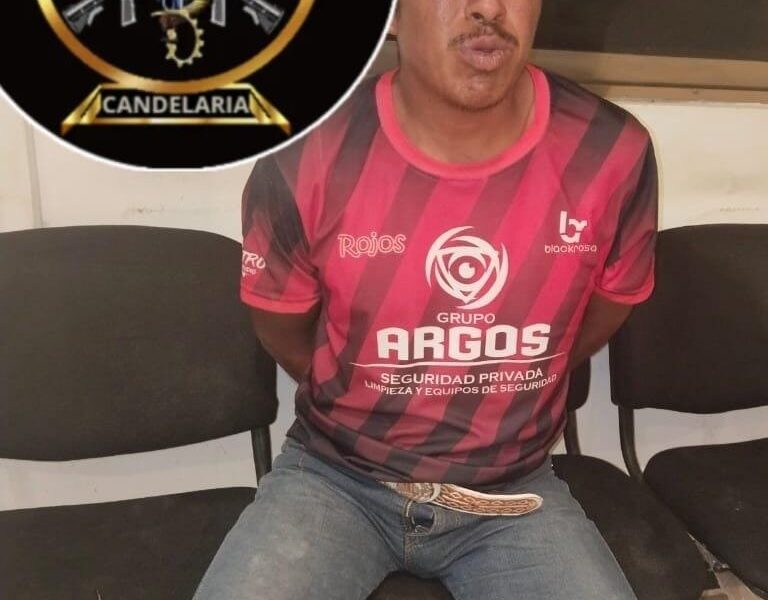SPSC ASEGURA A SUJETO POR PRESUNTA VIOLENCIA FAMILIAR EN CANDELARIA