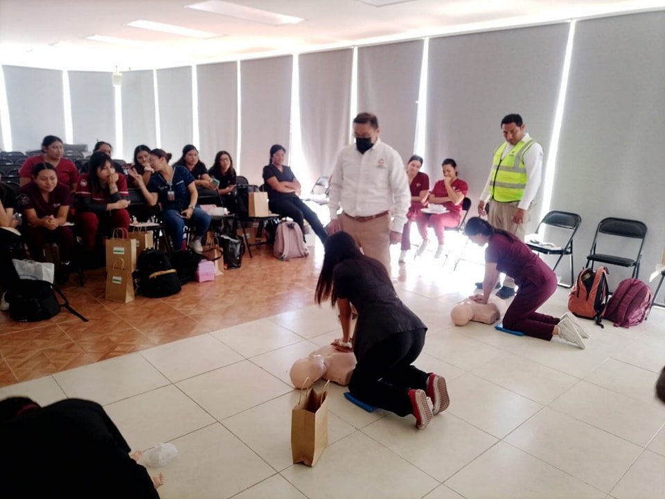 PERSONAL DEL C5 IMPARTE CURSO-TALLER DE SOPORTE DE VIDA BÁSICO Y REANIMACIÓN CARDIOPULMONAR