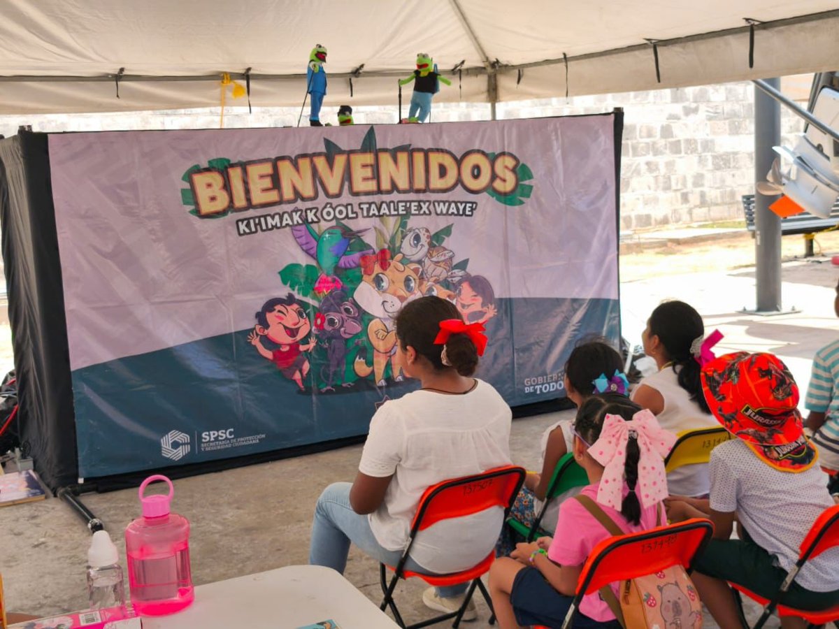 SPSC CELEBRA A LA NIÑEZ CAMPECHANA CON VALORES, JUEGOS Y PREVENCIÓN EN EL FESTIVAL “JUNTOS POR UNA CULTURA DE PAZ”