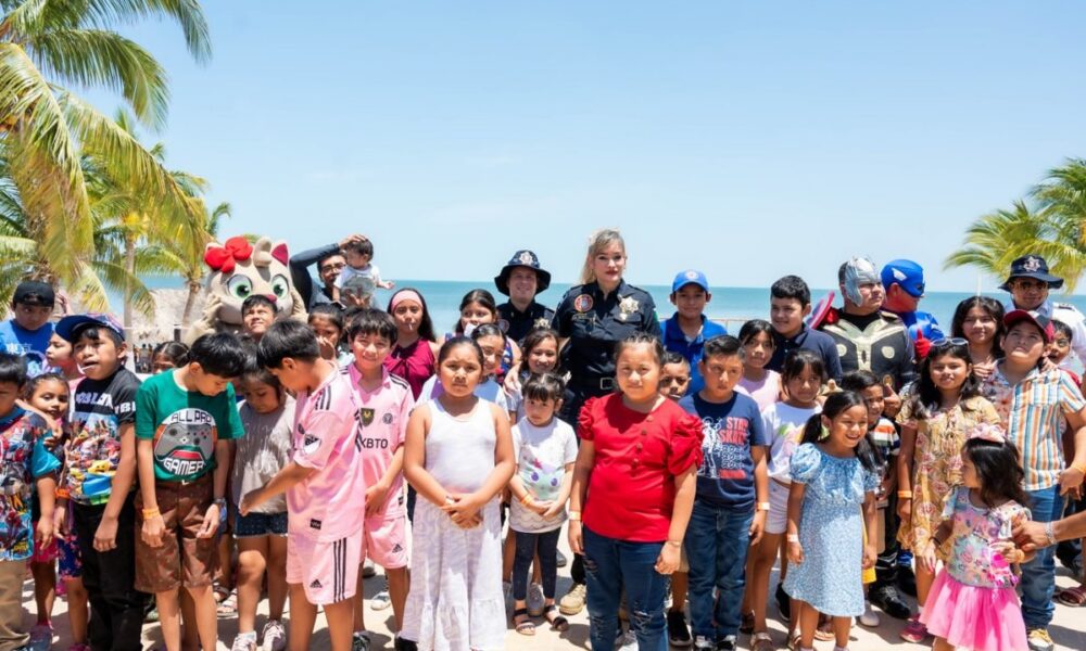 SPSC CELEBRA EL DÍA DEL NIÑO Y LA NIÑA EN PLAYA BONITA