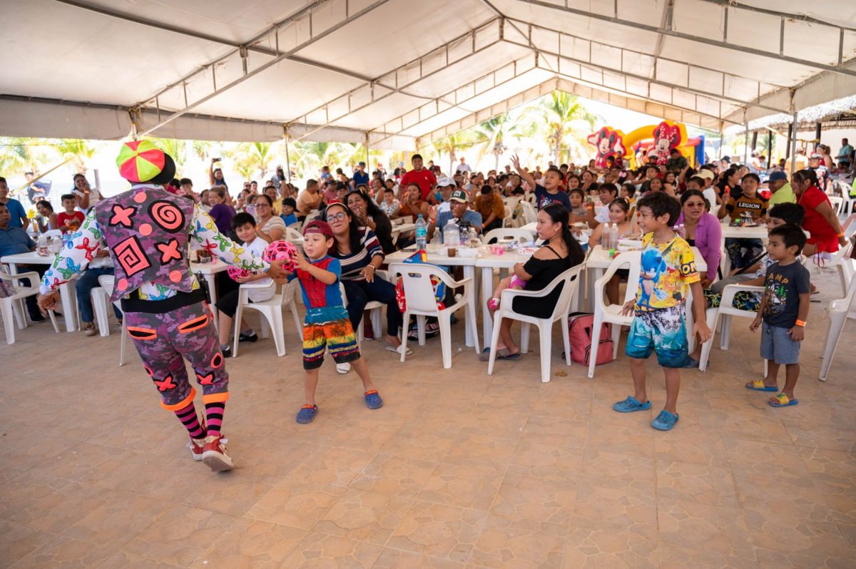 SPSC CELEBRA EL DÍA DEL NIÑO Y LA NIÑA EN PLAYA BONITA