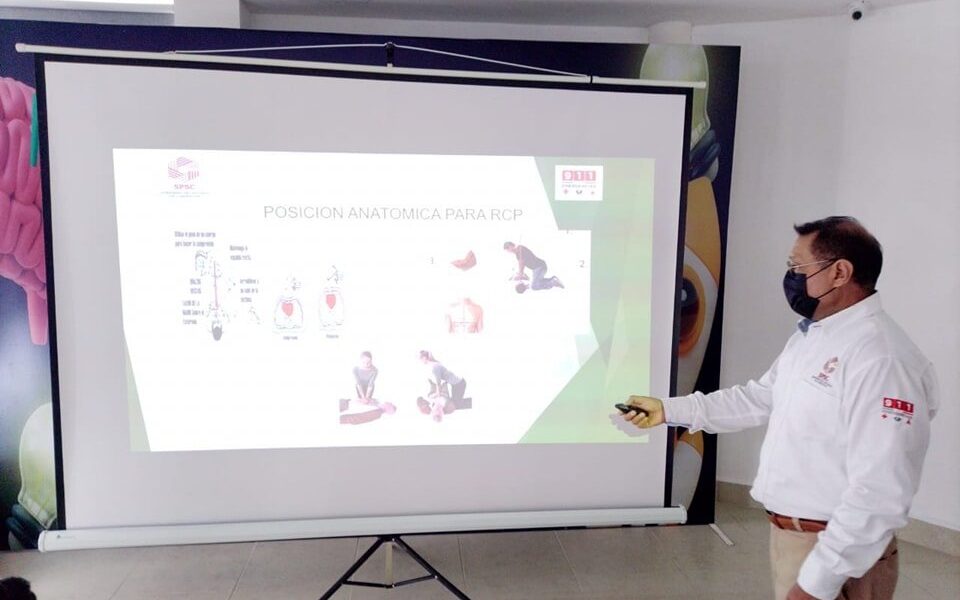 PERSONAL DEL C5 IMPARTE CURSO-TALLER DE SOPORTE DE VIDA BÁSICO Y REANIMACIÓN CARDIOPULMONAR