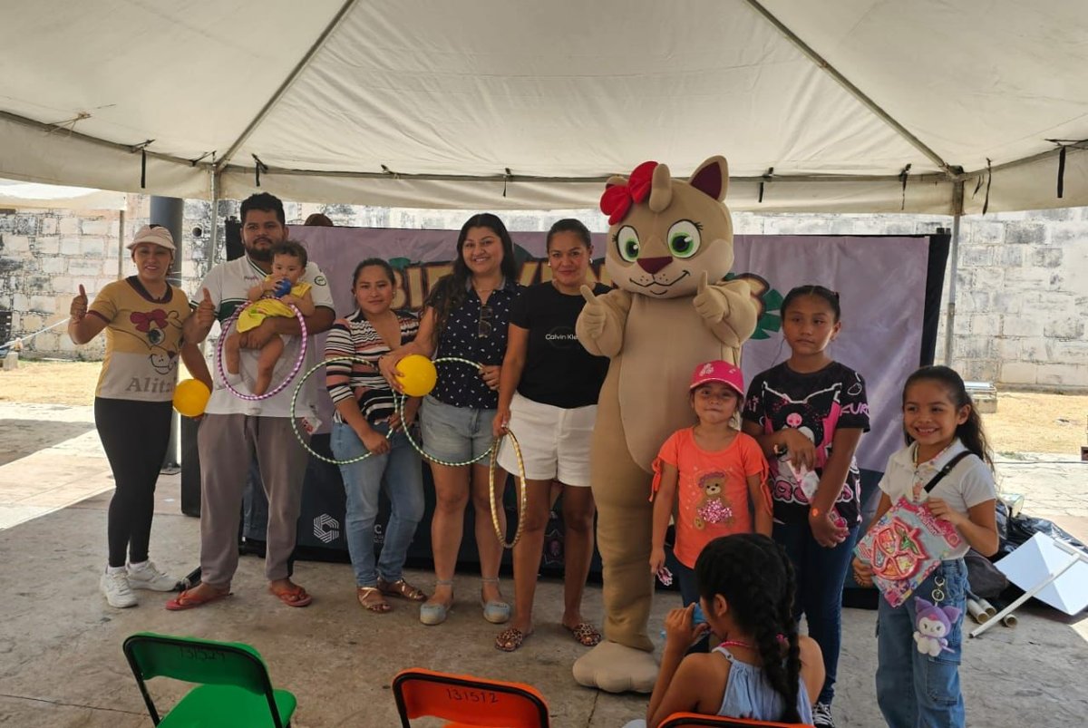 SPSC CELEBRA A LA NIÑEZ CAMPECHANA CON VALORES, JUEGOS Y PREVENCIÓN EN EL FESTIVAL “JUNTOS POR UNA CULTURA DE PAZ”
