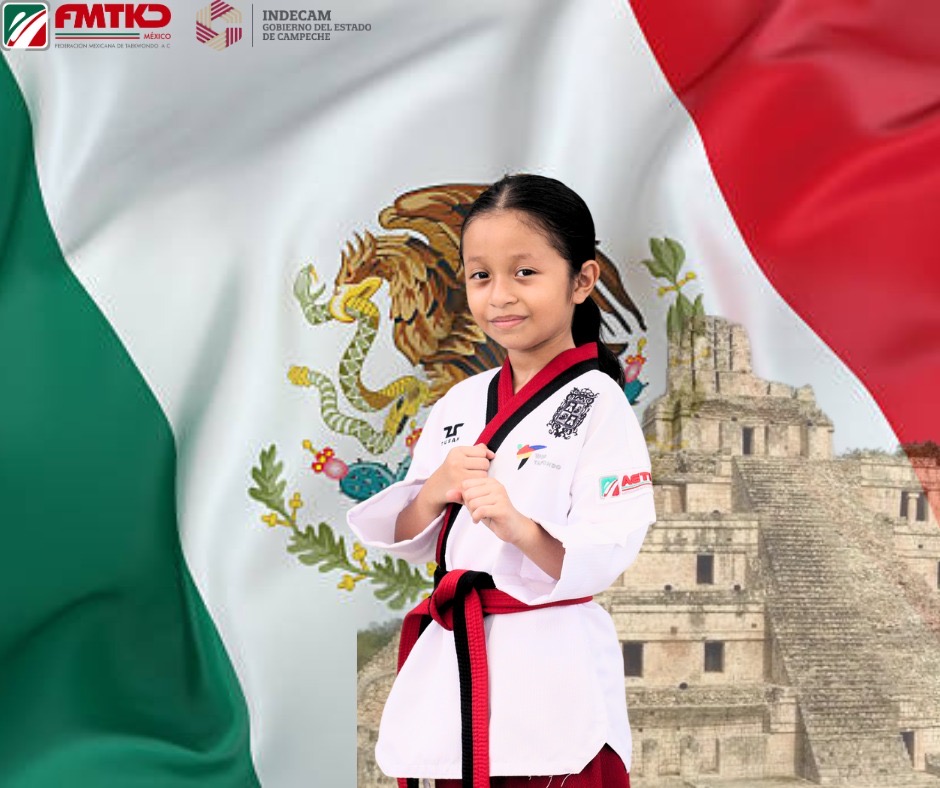 ANDREA CAROLINA DELGADO RICO REPRESENTARÁ A MÉXICO EN EL ABIERTO PANAMERICANO DE POOMSAE
