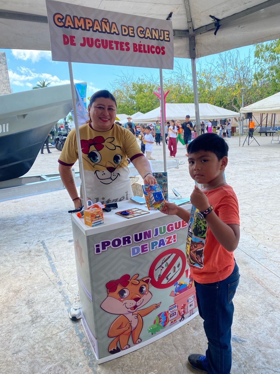 SPSC CELEBRA A LA NIÑEZ CAMPECHANA CON VALORES, JUEGOS Y PREVENCIÓN EN EL FESTIVAL “JUNTOS POR UNA CULTURA DE PAZ”