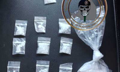 SPSC ASEGURA A SUJETO EN POSESIÓN DE PRESUNTA DROGA EN CHAMPOTÓN
