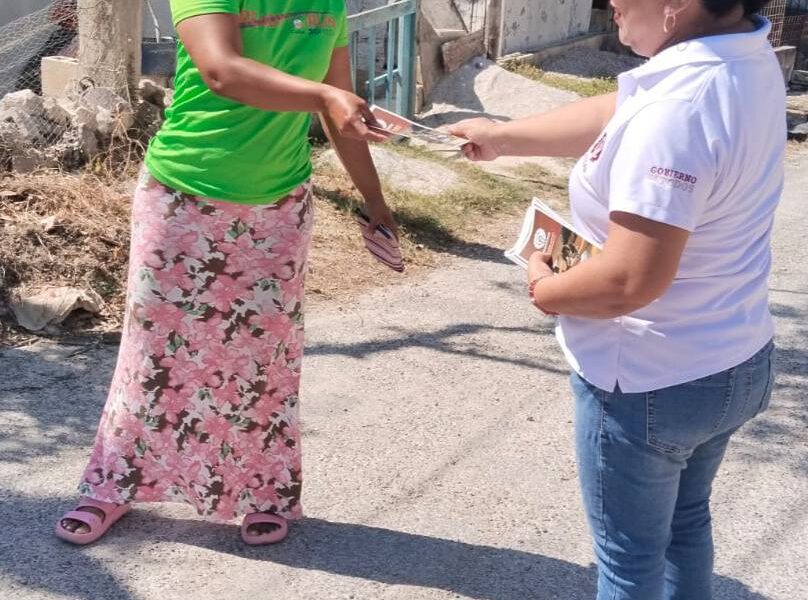 “VOLANTEO DEL ICAT ACCIÓN MÓVIL SEYBAPLAYA EN COLONIAS CARMELITA Y SANTA CLARA DEL MUNICIPIO DE SEYBAPLAYA” El ICAT ACCIÓN MÓVIL SEYBAPLAYA MES CON MES REALIZA ACTIVIDADES DE PROMOCIÓN Y DIFUSIÓN CON MOTIVO DE LLEVAR A M