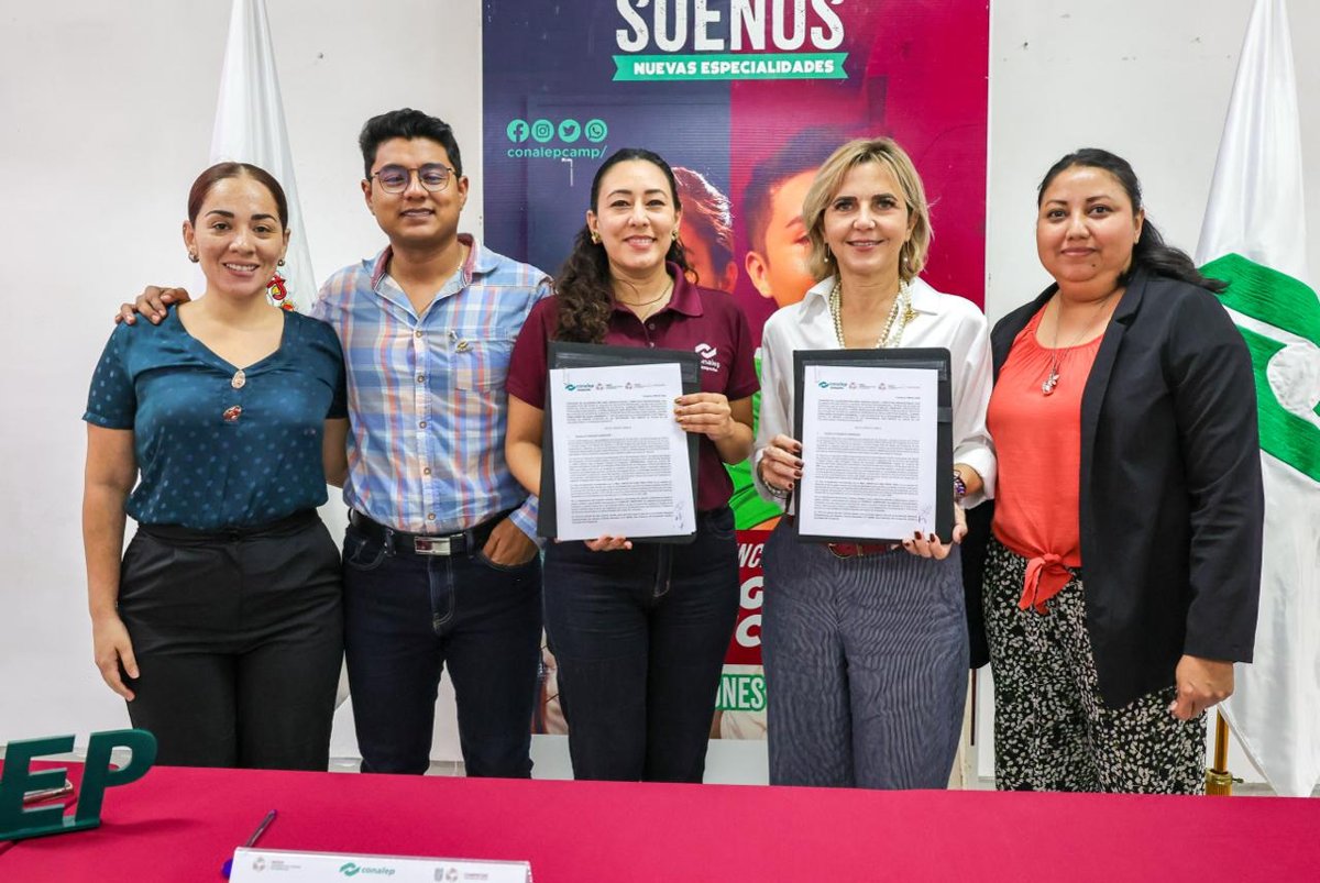 IMEC Y CONALEP FIRMAN CONVENIO PARA IMPULSAR LA IGUALDAD DE GÉNERO Y EL DESARROLLO PROFESIONAL DE LA JUVENTUD CAMPECHANA