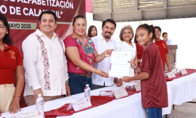 ARRANCA PROGRAMA “ALFABETIZACIÓN JAGUAR” EN CALAKMUL CON INAUGURACIÓN DE PLAZA COMUNITARIA