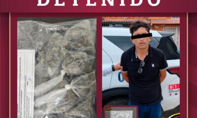REPORTE ANÓNIMO DERIVA EN HALLAZGO DE PRESUNTA DROGA Y DETENCIÓN EN MÁRTIRES DE RÍO BLANCO