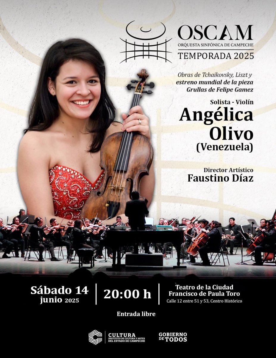 LA OSCAM PRESENTA SU NOVENO CONCIERTO CON ESTRENO MUNDIAL Y VIRTUOSISMO INTERNACIONAL