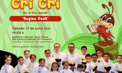 CORO INFANTIL “REGINA COELI” CELEBRARÁ EL LEGADO DE CRI CRI