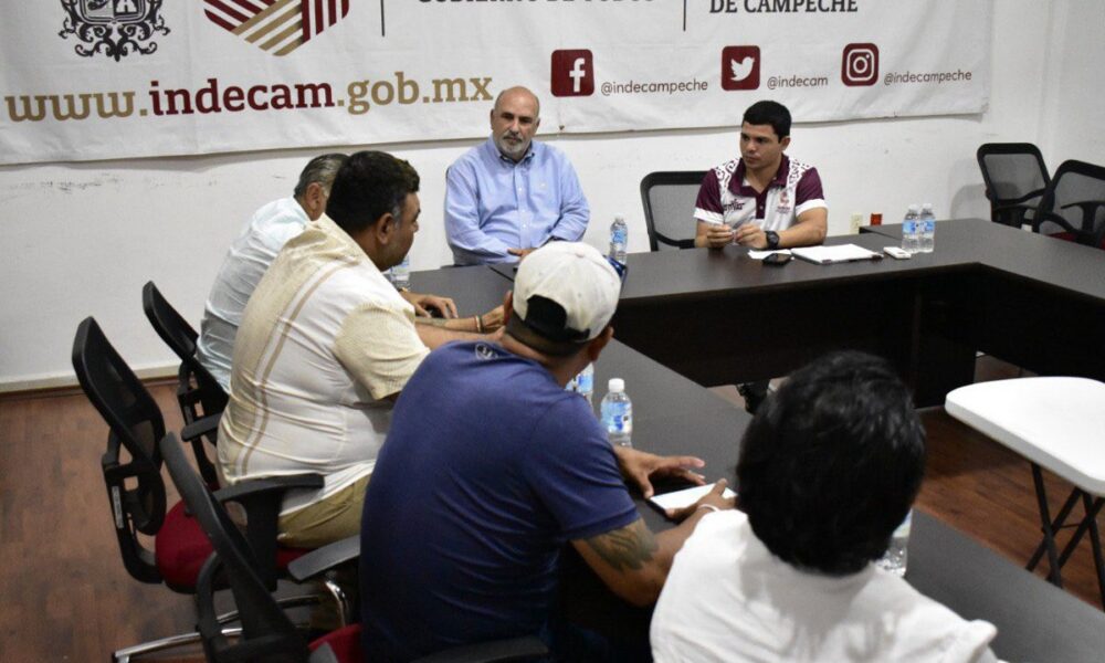 PROVECHOSA REUNIÓN DEL ALCALDE DE ESCÁRCEGA Y AUTORIDADES DEL INDECAM