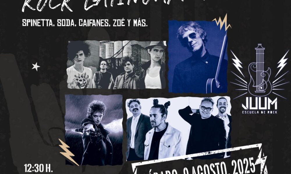 JUUM RINDE HOMENAJE AL ROCK LATINOAMERICANO, EN EL CIRCO TEATRO RENACIMIENTO