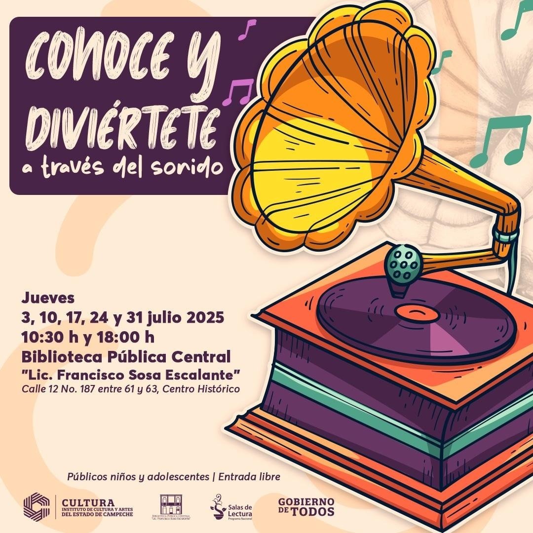 BIBLIOTECA TE INVITA A EXPLORAR EL MUNDO DEL SONIDO EN FORMA LÚDICA