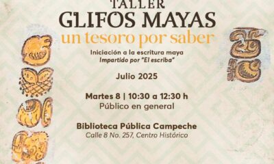 INSTITUTO DE CULTURA INVITA AL TALLER "GLIFOS MAYAS"