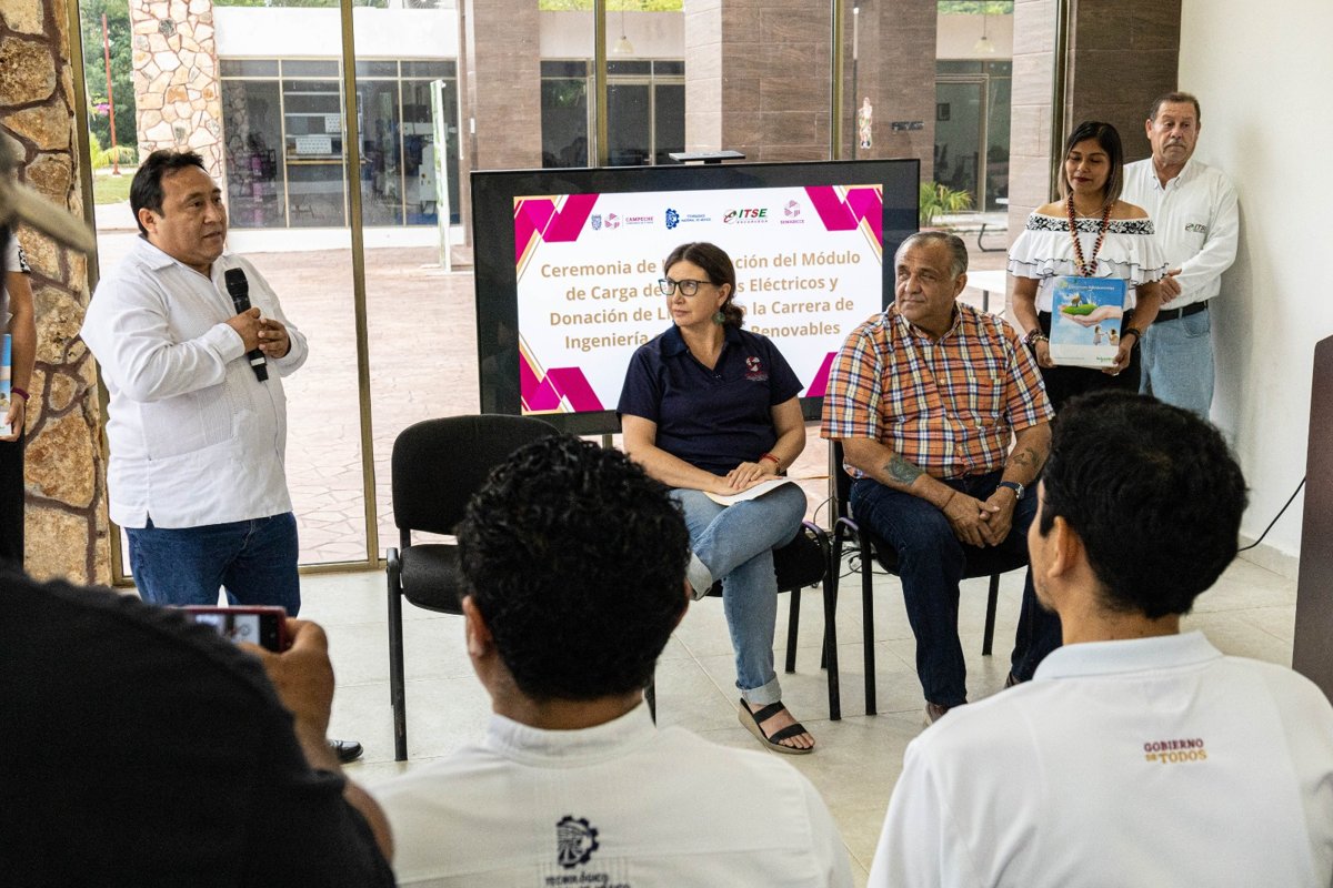 EN MARCHA EL PRIMER CARGADOR PARA VEHÍCULOS ELÉCTRICOS EN ESCÁRCEGA
