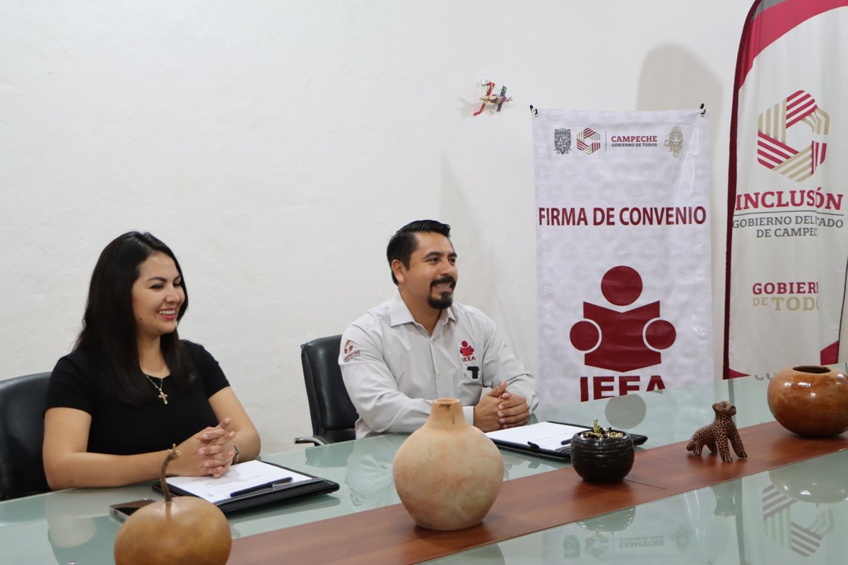 SECRETARÍA DE INCLUSIÓN Y IEEA FIRMAN CONVENIO PARA IMPULSAR LA ALFABETIZACIÓN EN CAMPECHE