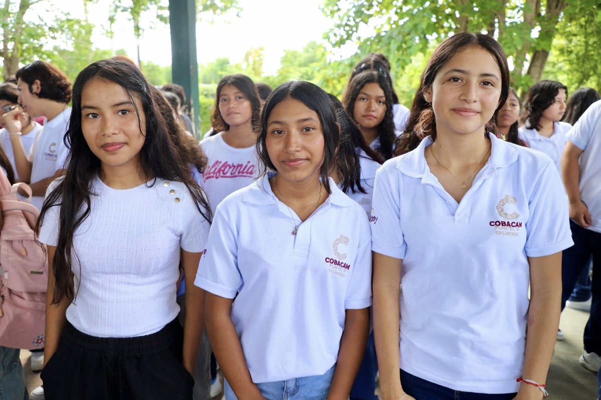 INICIAN CICLO ESCOLAR EN COBACAM MÁS DE 11 MIL ALUMNOS