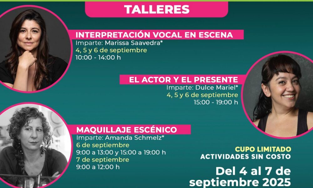 LA COMPAÑÍA NACIONAL DE TEATRO LLEGA A CAMPECHE CON TRES OBRAS Y TRES TALLERES ESPECIALIZADOS