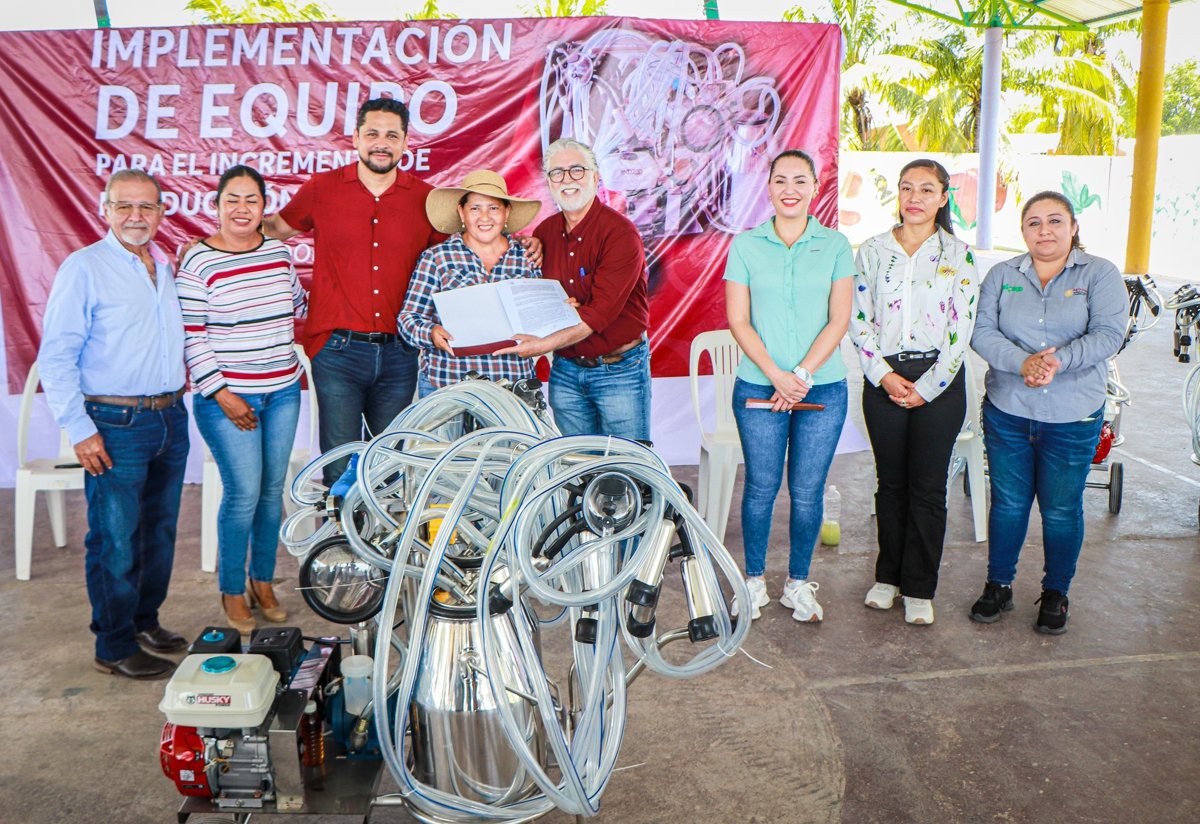 ENTREGA ROP EQUIPOS DE ORDEÑA A PRODUCTORES DE CUATRO MUNICIPIOS