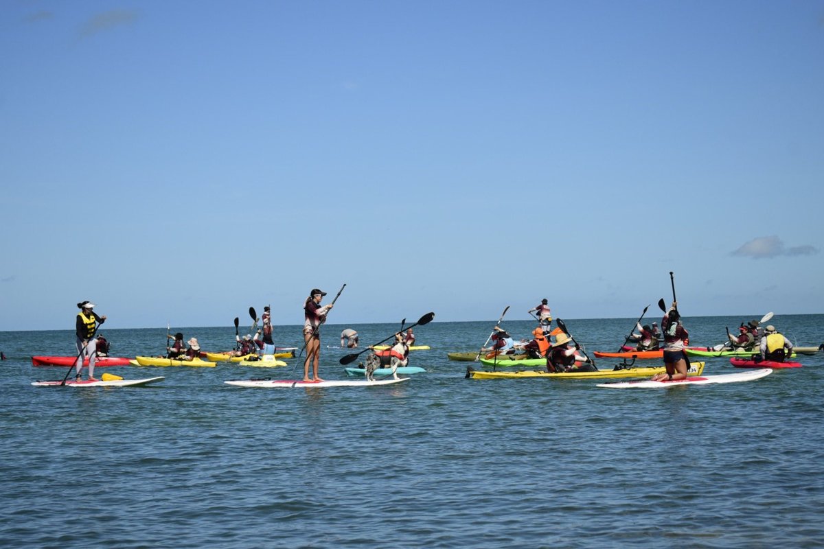 LA GRAN REGATA DE KAYAK EN PLAYA BONITA FUE TODO UN ÉXITO