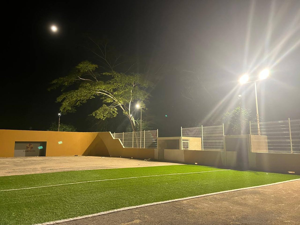 CONSTRUCCIÓN DE LA CANCHA DE FÚTBOL RÁPIDO CON PASTO SINTÉTICO EN LA LOCALIDAD DE CARRILLO PUERTO, MUNICIPIO DE CHAMPOTÓN