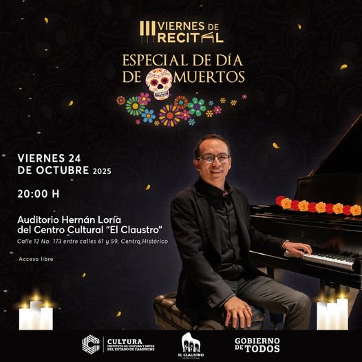 MÚSICA, POESÍA Y TRADICIÓN EN “ESPECIAL DE DÍA DE MUERTOS” EN EL AUDITORIO “HERNÁN LORÍA PÉREZ” DE “EL CLAUSTRO”