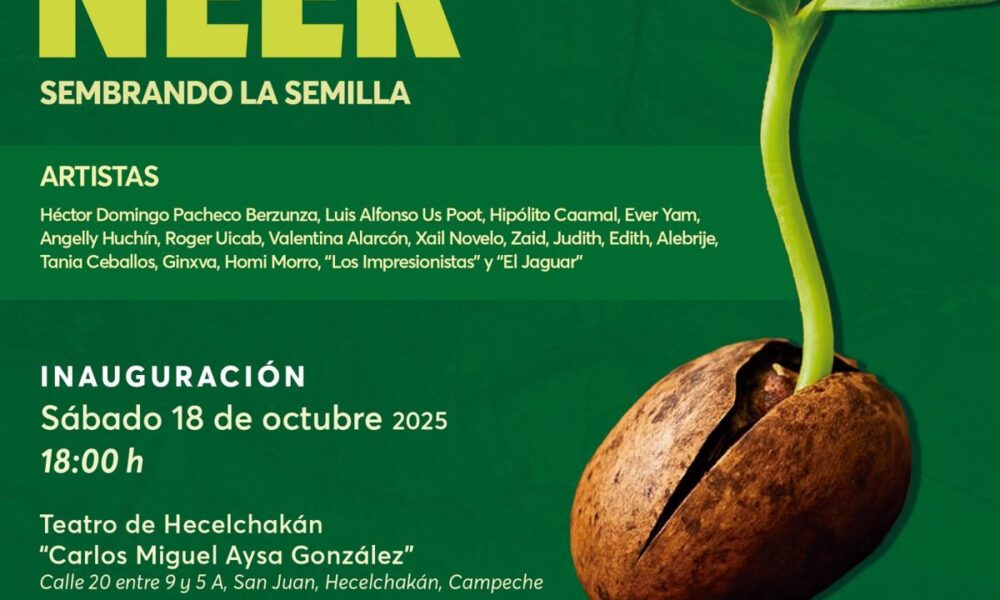 INAUGURA EXPOSICIÓN COLECTIVA "NEEK" EN HECELCHAKÁN