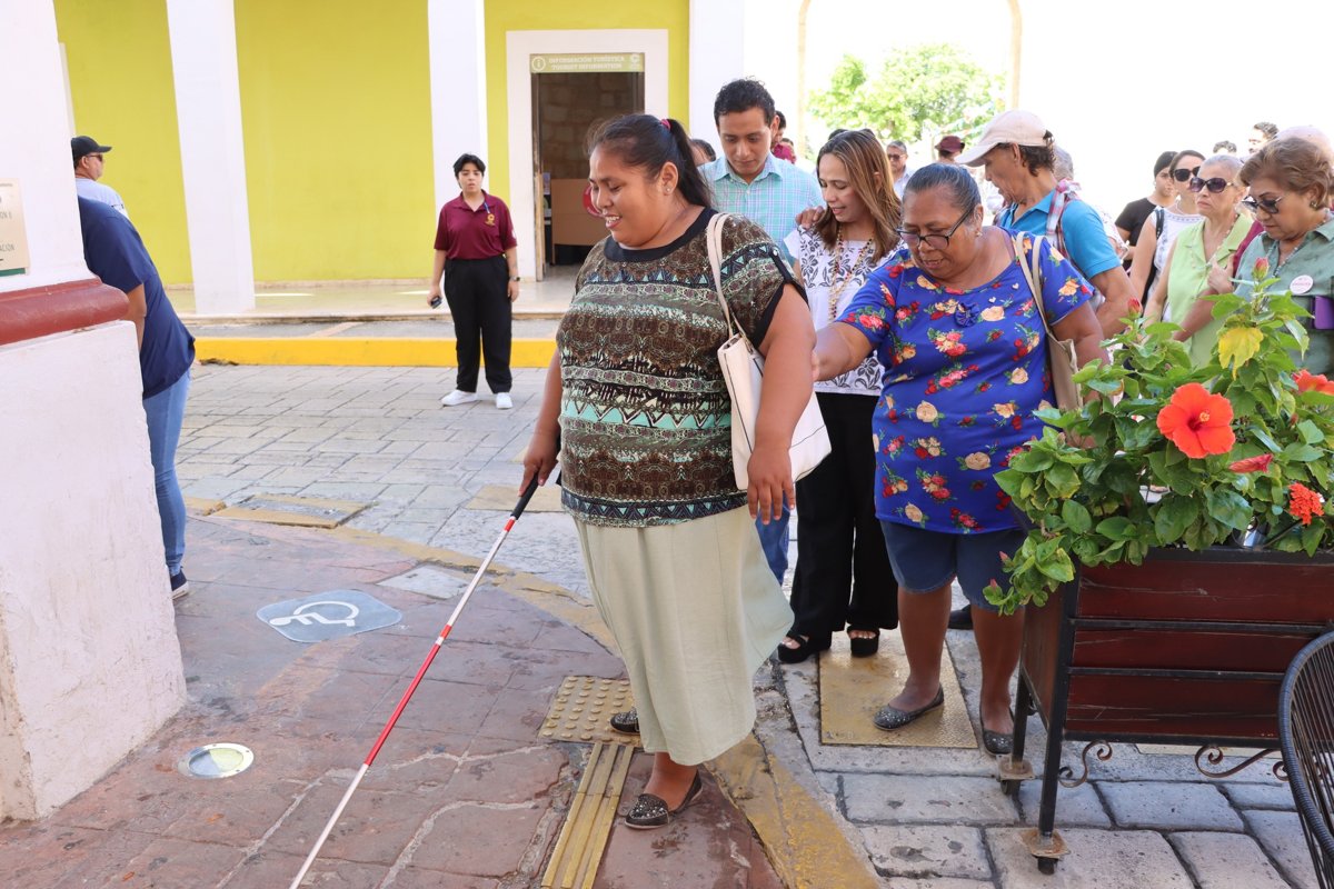 SECRETARÍA DE INCLUSIÓN CONMEMORA EL DÍA INTERNACIONAL DEL BASTÓN BLANCO EN CAMPECHE