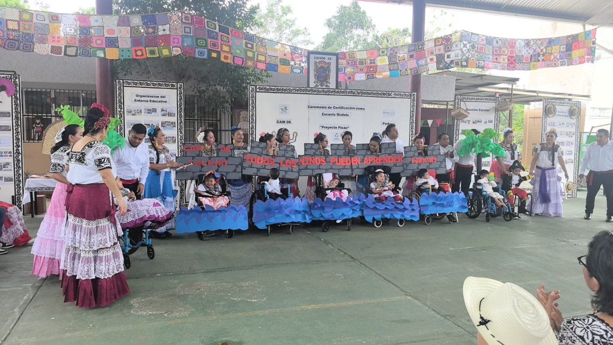 RECONOCEN AL CAM #6 DE CALKINÍ POR SU LABOR EN FAVOR DE NNA CON DISCAPACIDAD