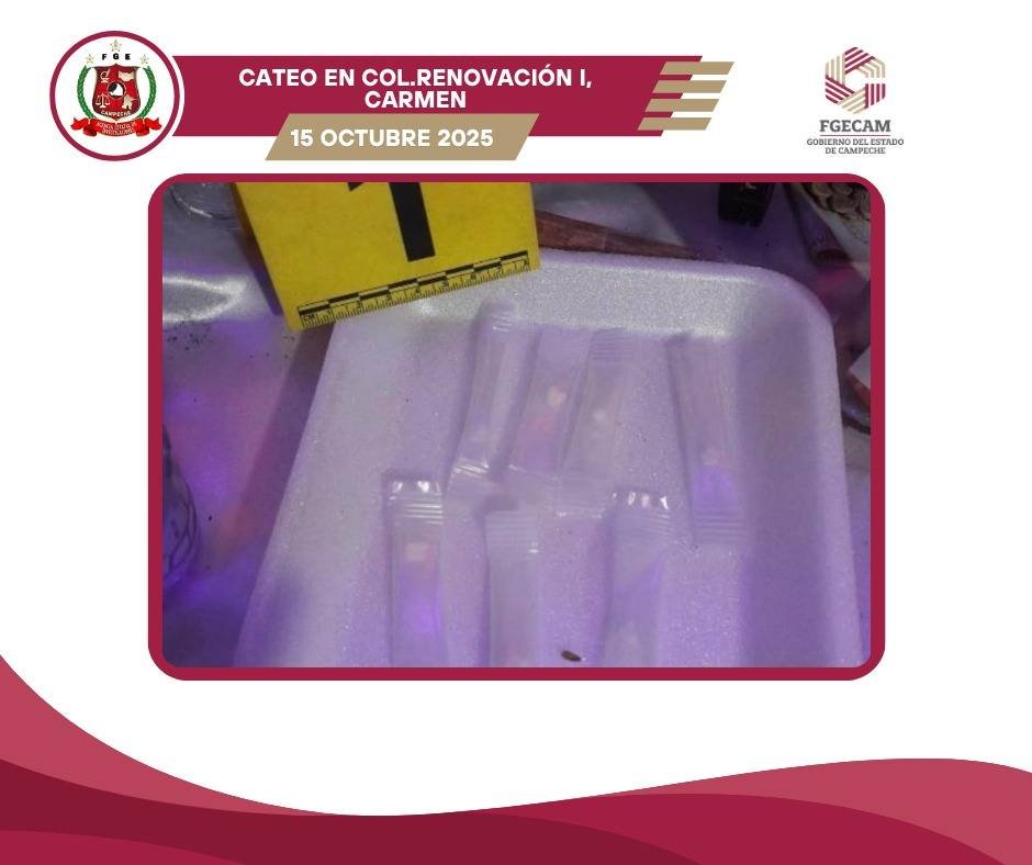 FGECAM REALIZA TRES CATEOS EN CIUDAD DEL CARMEN
