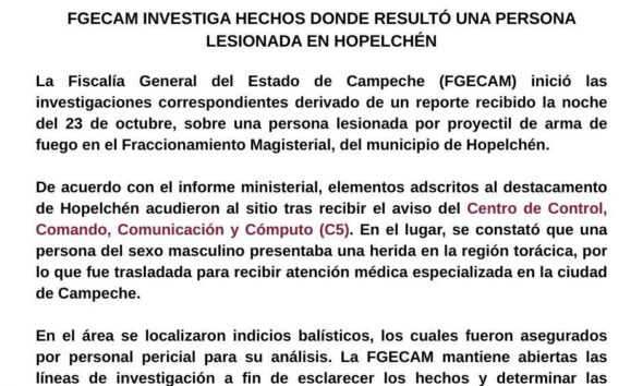 FGECAM EFECTUA CATEO POR ROBO A LUGAR CERRADO