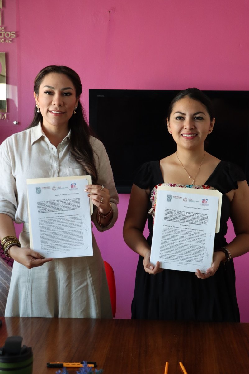 SECRETARÍA DE INCLUSIÓN FIRMA CONVENIO DE COLABORACIÓN CON EL COLEGIO DE ARQUITECTOS DE CAMPECHE, A.C