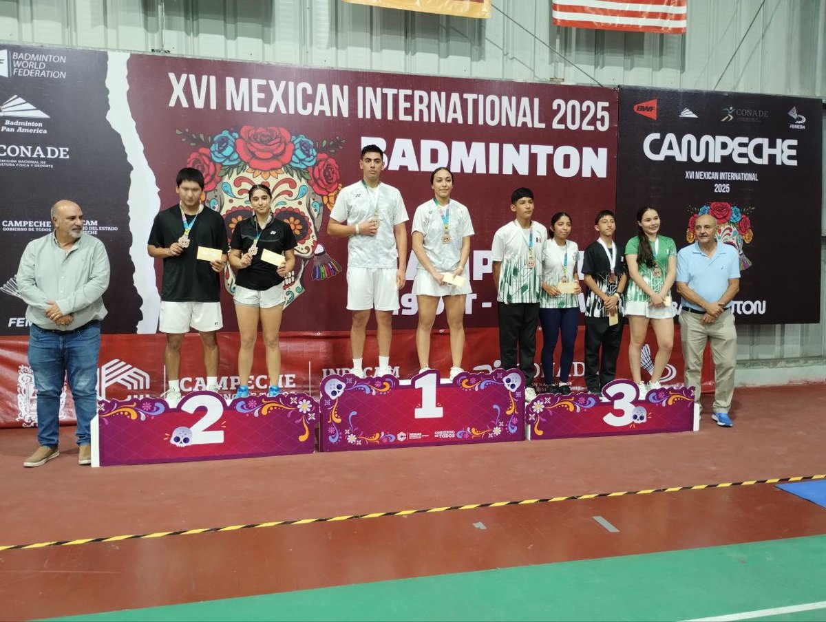 XVI INTERNATIONAL MEXICAN 2025: UNA FIESTA DEL BÁDMINTON INTERNACIONAL EN CAMPECHE