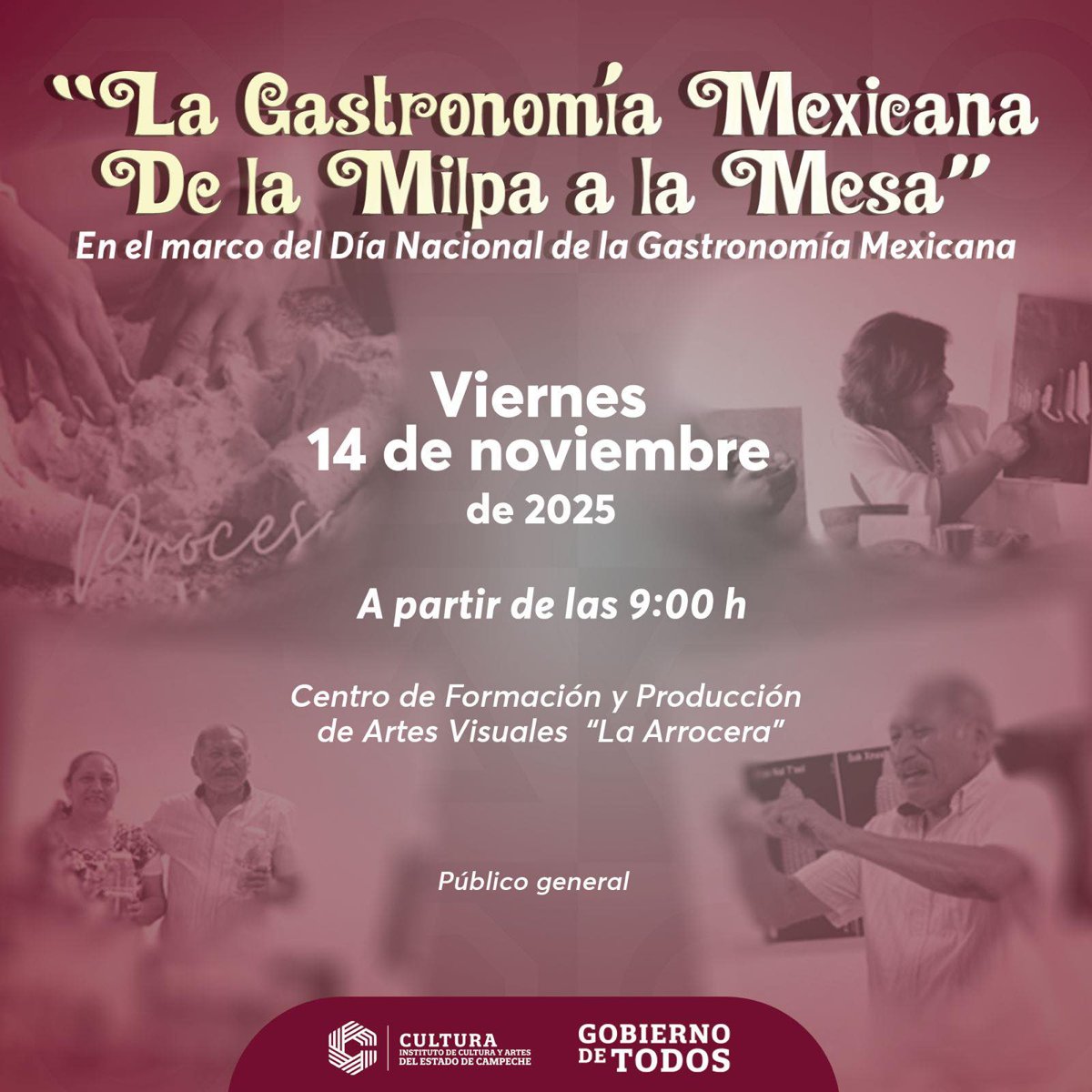 PRODUCTORES Y COCINEROS CELEBRARÁN LA GASTRONOMÍA MEXICANA EN JORNADA CULTURAL