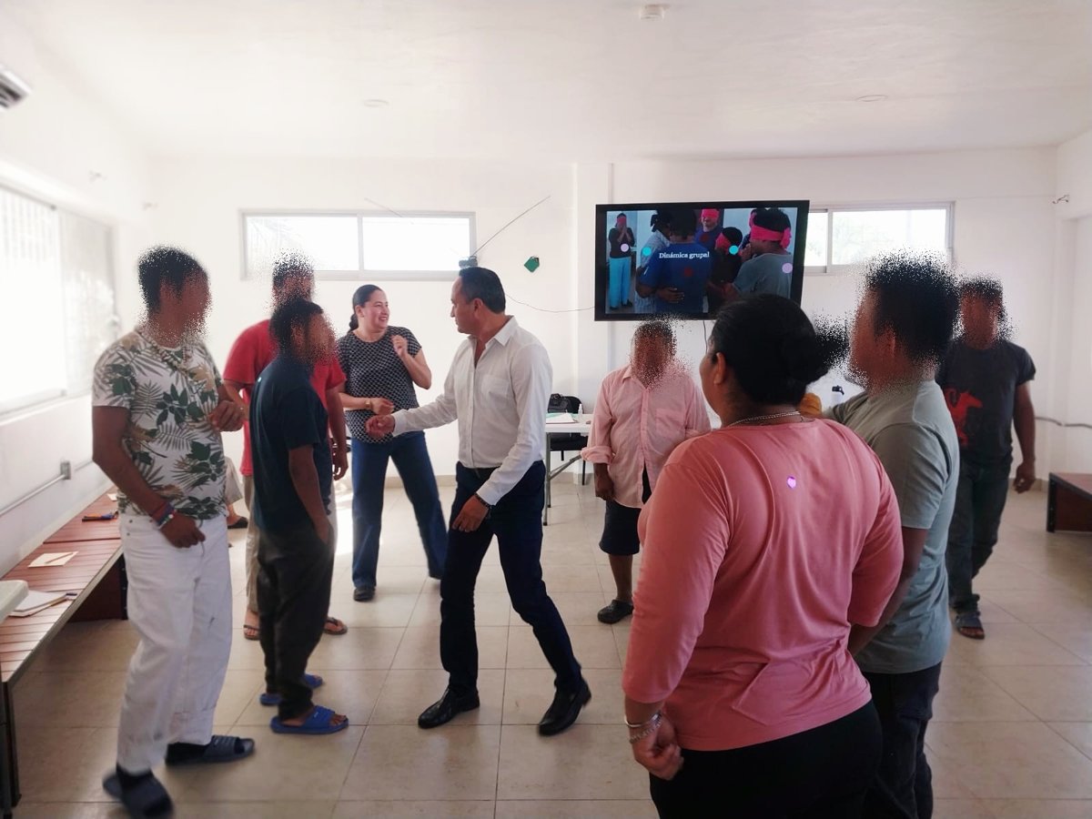 SECRETARÍA DE INCLUSIÓN PROMUEVE EL BIENESTAR EMOCIONAL EN USUARIOS DEL ALBERGUE A JO’OLNAJ