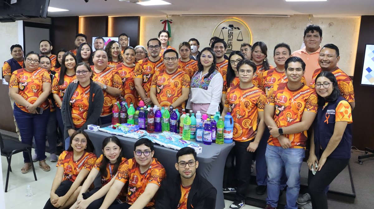 TRIBUNAL ELECTORAL SE SUMA A CAMPAÑA DE APOYO AL ALBERGUE A JO’OLNAJ