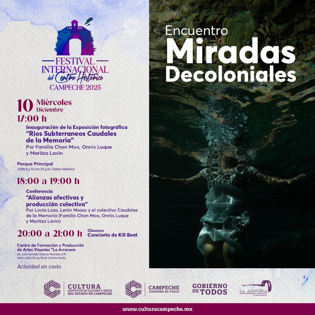 MIRADAS DECOLONIALES LLEGA AL FESTIVAL INTERNACIONAL DEL CENTRO HISTÓRICO CAMPECHE 2025 PARA REFLEXIONAR SOBRE LA IDENTIDAD LATINOAMERICANA