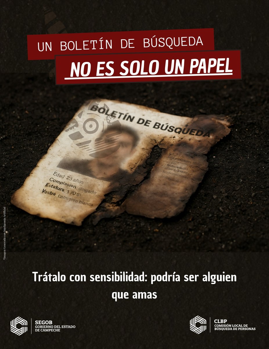 RESPETO HACIA UN BOLETÍN DE BÚSQUEDA DE PERSONAS