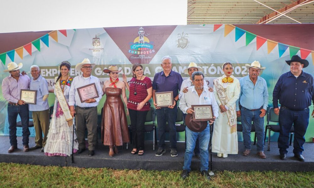 APOYO A PRODUCTORES EN LA FERIA GANADERA DE CHAMPOTÓN 2025