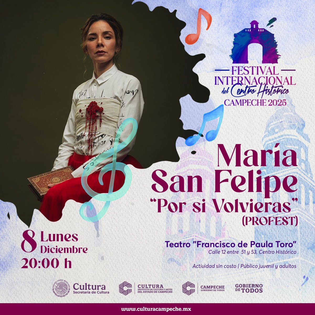 MARÍA SAN FELIPE PRESENTA HOY "POR SI VOLVIERAS"