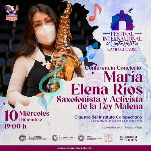 MARÍA ELENA RÍOS OFRECE CONFERENCIA-CONCIERTO EN EL FICH