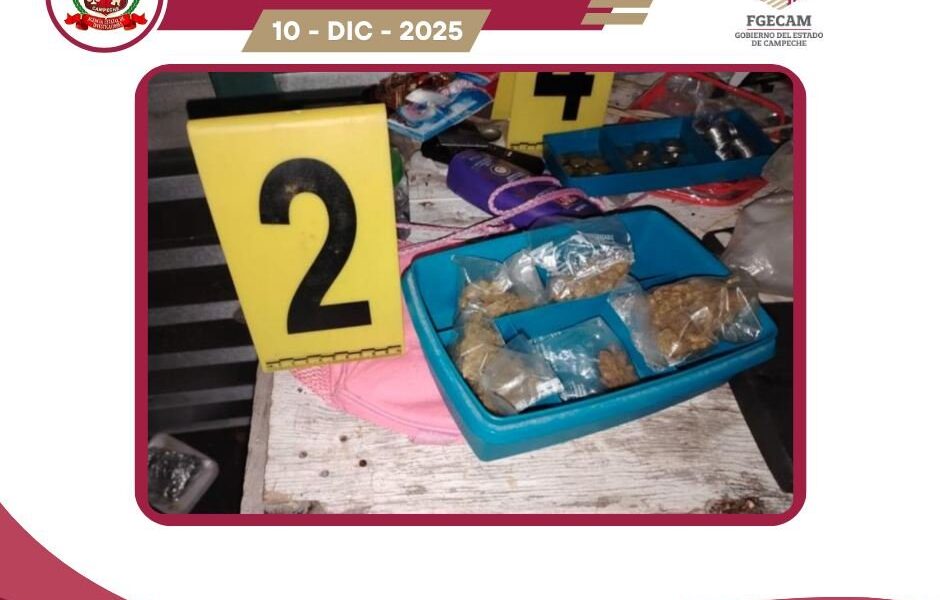 FGECAM EJECUTA DOS CATEOS RELACIONADOS CON NARCOMENUDEO, EN CARMEN