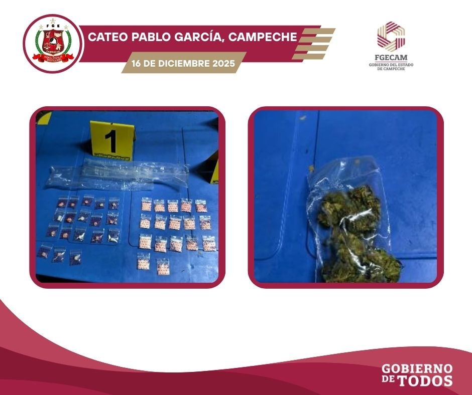 FGECAM REALIZA CATEOS POR NARCOMENUDEO EN LA CAPITAL DEL ESTADO