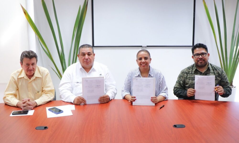 FIRMA DE CONVENIO PARA REHABILITAR PUNTO DE INSPECCIÓN CONTRA GUSANO BARRENADOR